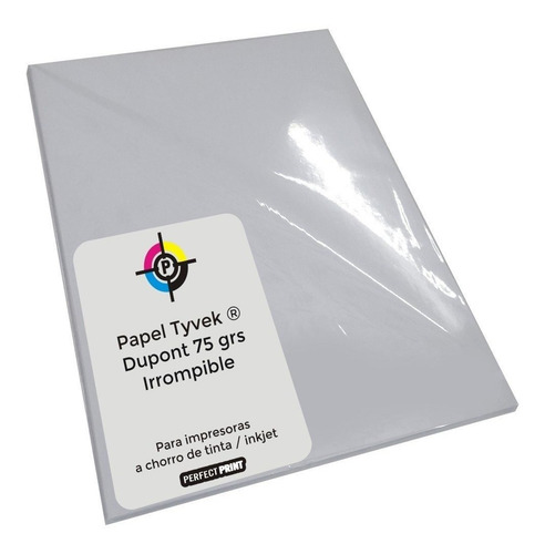 Papel Tyvek Oficio 75 Grs 5 Hojas Irrompible Pulseras Evento