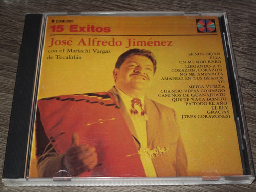 José Alfredo Jiménez - 15 Éxitos (Usado)