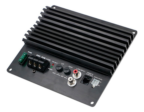 Amplificador Monocanal De 12 V Para Audio De Coche De Alta P