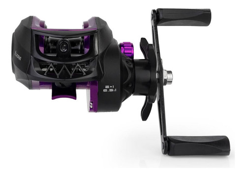 Carretilha Albatroz Hg Évora Purple Alta Velocidade 3rol 5kg