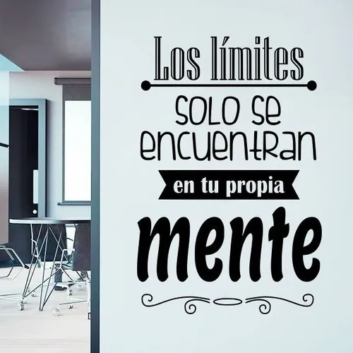 Vinil Decoravinil Los Limites Solo Se Encuentran En Tu Propia Mente Cor Vinil Decoravinil Los Limites Solo Se Encuentran En Tu Propia Mente Cor