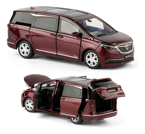 2021 Buick Gl8 Mvp Miniatura Metal Coche Colección Regalos