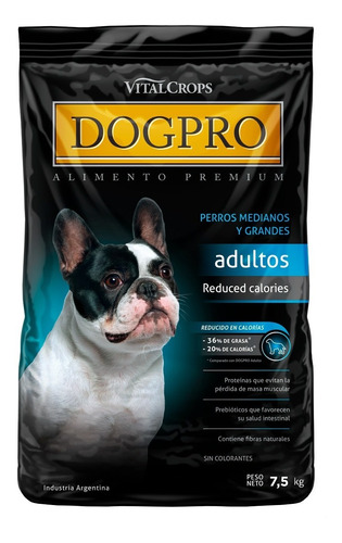 Alimento Balanceado Premium Dogpro Reduced Calories 7,5kg