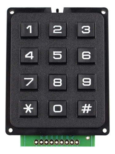Teclado Matricial 4x3 Compatível Arduino Pic Avr