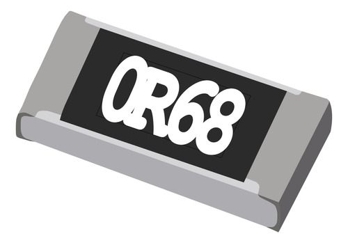 Kit 1000 Resistores De Precisão 0,68r 1% 1/4w Smd 1206 0r68