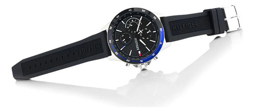 2025 Relógio Tommy Hilfiger Masculino Preto 1791724