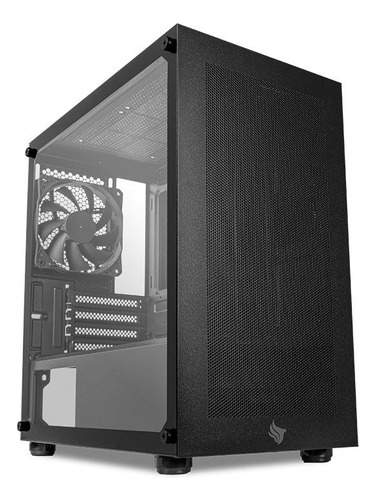 Gabinete Gamer Pichau Hx300m Glass, Lateral De Vidro, Preto