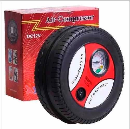 Compresor Portatil 12v Aire Rueda Autos Moto 4x4 Cuatriciclo