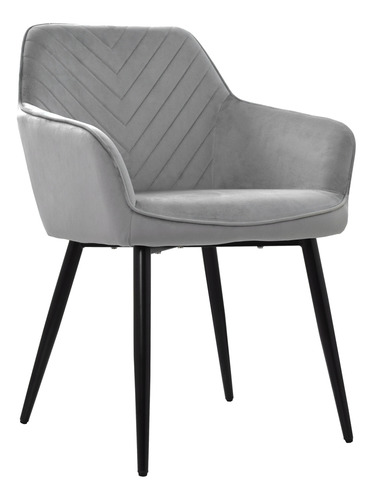 Silla De Diseño Milei Gris Bonno