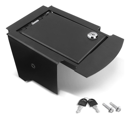 Caja Fuerte Consola Central Llave Para Ford Edge Color Negro