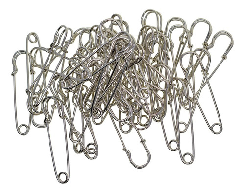 6 X 50 Piezas Broches De Seguridad Metal Pinza Sujeción