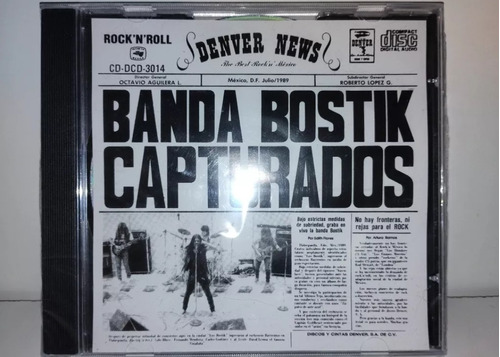 Banda Bostik Cd Doble Capturados + Del Barrio Como Nuevos