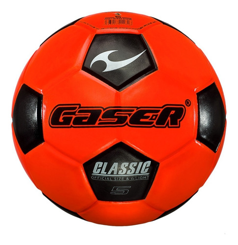 Balón Futbol Classic Fosforescente No.3, 4, 5 Gaser Env G. Color Naranja oscuro Tamaño del balón 4