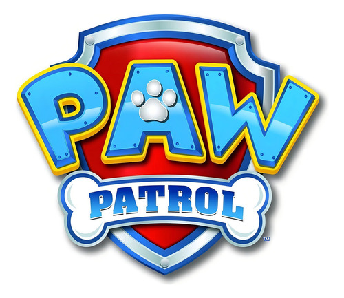Paw Patrol Micrófono Infantil Con Luz Spc09928 Color Rojo