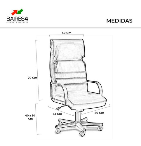 Sillón Gerencial Mito Homeoffice