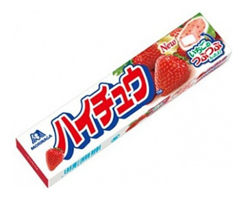 Suppai Chew Strawberry-bala Mastigável Morinaga Morango