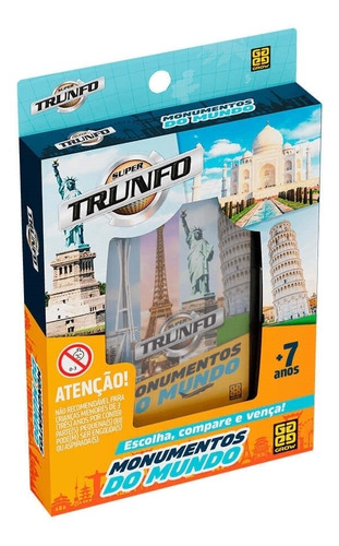 Jogo Trunfo Monumentos Do Mundo - Grow 3717