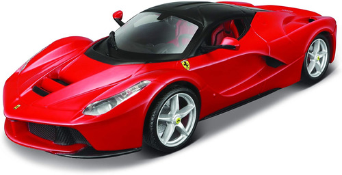 Ferrari Auto Coche Escala 124 Armar Rojo Maisto Construir 