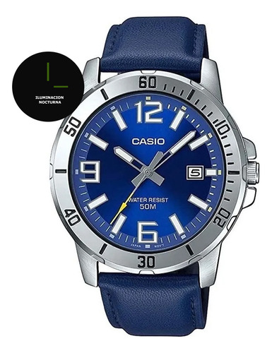 Reloj De Pulsera Casio Dress Mtp-vd01l-2b Original