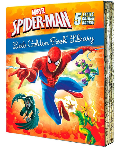 Libro: Spider-man Little Golden Book Library (marvel): Spide