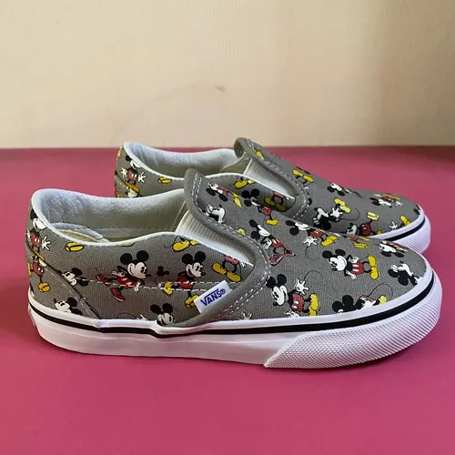 por otra parte, Leve barbilla Zapatillas Vans Classic Slip-on Mickey Niños Zcrghg