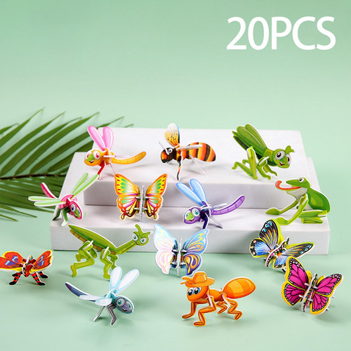 4 X 2 Rompecabezas Diy En 3d Con Forma De 4 Piezas
