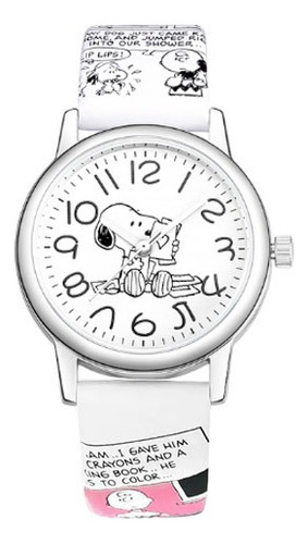 Reloj Snoopy Cartoon Correa Combinada. Sin Estuche.