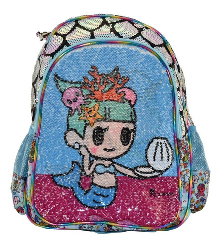 Tokidoki - Mochila - 9004-2 Lentejuela Reversible (2 Vistas) Color Multicolor