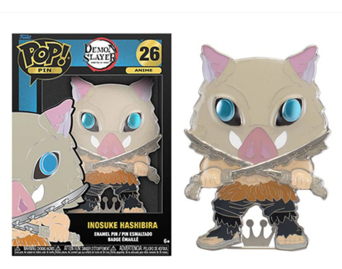 Funko Pop Pin Original Hashibira Inosuke Demon Slayer 