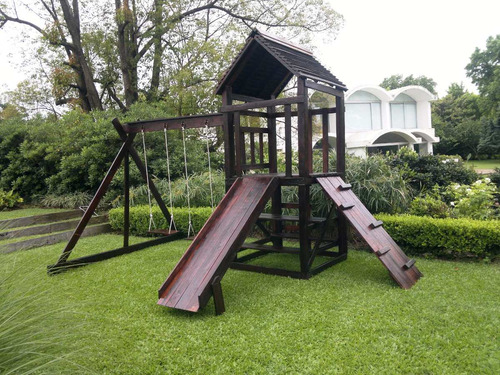 Juegos Infantiles En Madera Para Jardines Exterior/interior