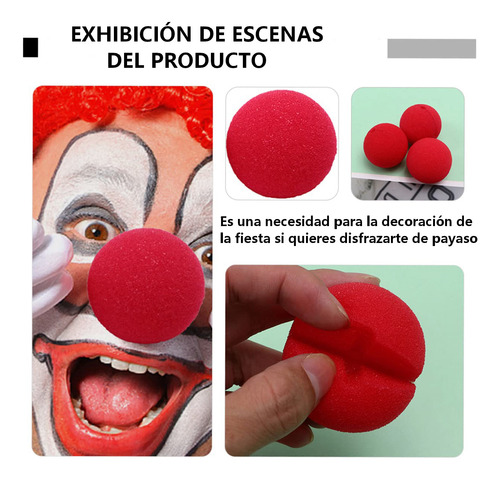 Pack 50 Narices De Payaso - Ideal Para Eventos Y Cotillón