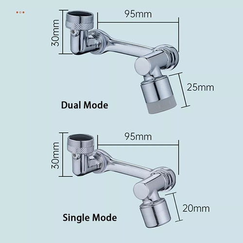 Extensión De Aireador Universal Para Grifo Giratorio De 1080