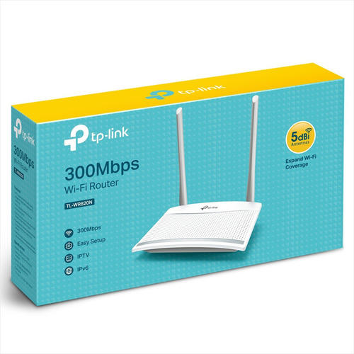 Router Wifi Inalámbrico N 300mbps, Tp-link Tl-wr820n