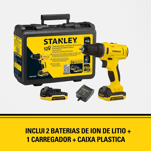 Taladro Atornillador Inalambrico De 3/8 . 12v Stanley Scd121