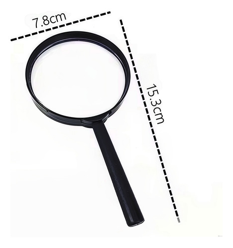 Lupa De Mano Alta Definición 7.8cm Diámetro Lectura Explorar