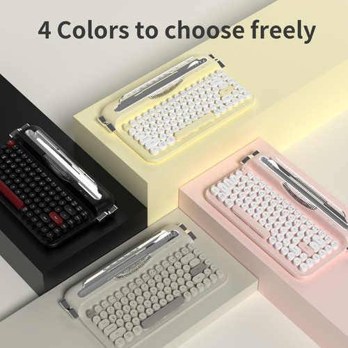 Teclado De Membrana De Modo Dual Ajazz Af84 Con Conexión 2.4