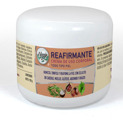 Crema Exfoliante Y Reafirmante Con Café Y Nuez Anticelulitis Tipo de envase Bote de plástico Fragancia Mentolada