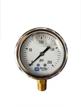 Comprar Manometro Con Glicerina 0-200 Psi 2 1\u002F2  Conex 1\u002F4  Npt