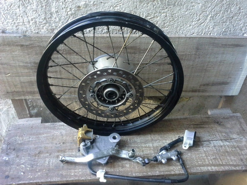 Imagem 5 de 8 de Sistema Traseiro E Roda Traseira Moto Xre 300 Original
