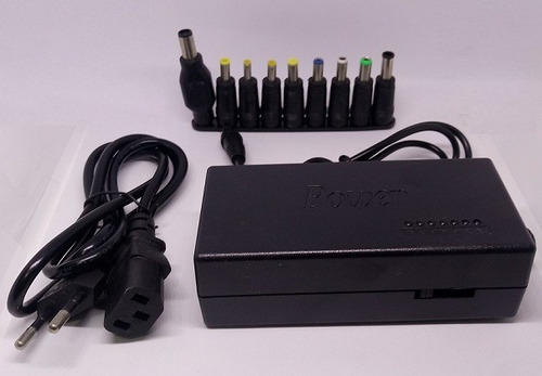 Fonte Carregador Notebook C/adaptador Universal 8 Conectores