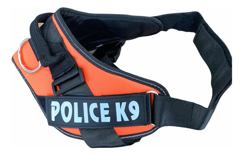 Arnés Police K9 Resistente Para Mascotas Perros Grandes
