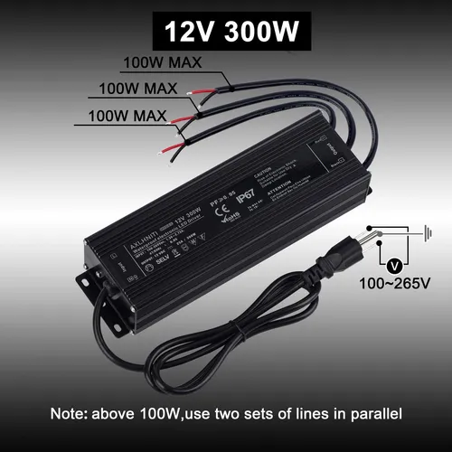 Controlador Led De 300 W (100 W X 3) 12 V Cc De Baja Tension