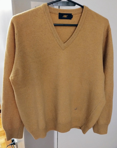 Sweater Hombre New Man - Talle M - Ocre - Lana