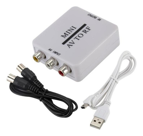 Adaptador De Vídeo Do Modulador Av Als_ Dv_ Kf_ Rf Para Rf