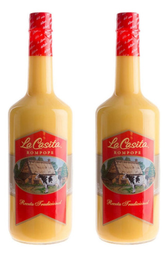 Pack De 2 Rompope La Casita 1 L