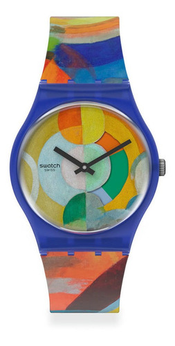 Reloj Swatch Carousel By Robert Delaunay Gz712