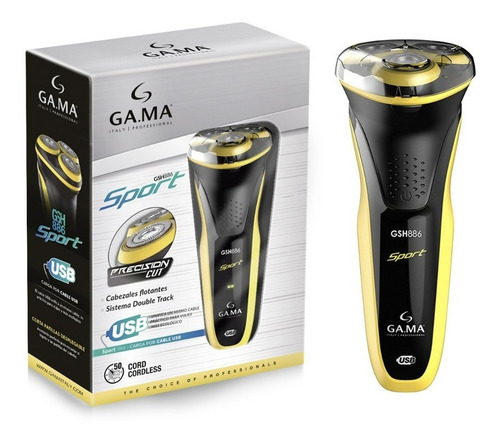 Imagen 4 de 6 de Afeitadora Electrica Gama Gsh 886 Sport Inalambrica Display