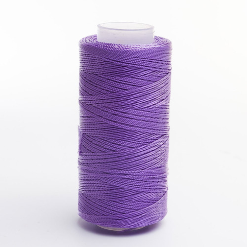 Caja 6 Pzs Hilo Crochet Nylon Sedificado Selanusa Color Morado Fuerte