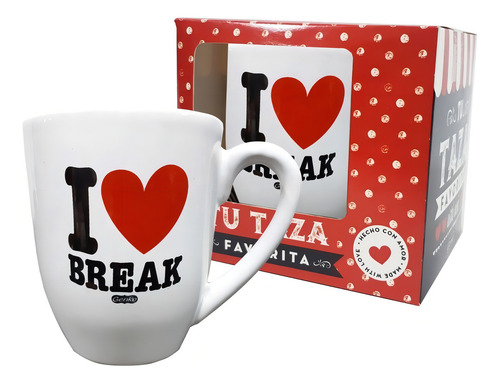 Taza Jarro Mug Ceramica 10cm Frases Caja Sheshu Home