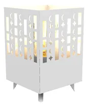 Comprar Velador Lampara Astro Blanco Diseño Vintage Apto Led E27